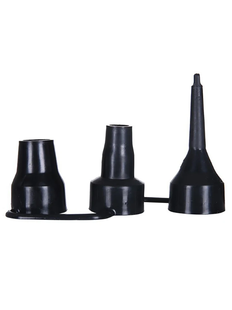 

3 размера сопла насос головка сопла воздушный насос адаптер сменные сопла черная воздушная сопла насоса для зарядки