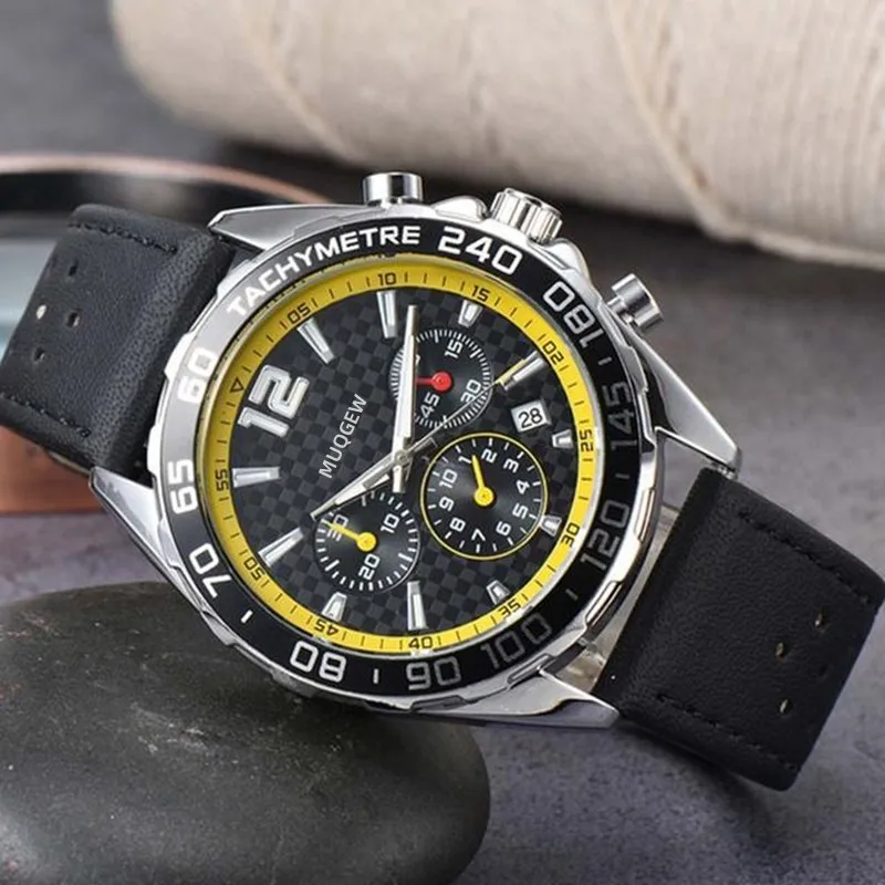 

High -end Primitive F1 Combined Activity Brand Automatic Date Quartz Male Luxury Watch Multi -function Chronograph Watch Relogio