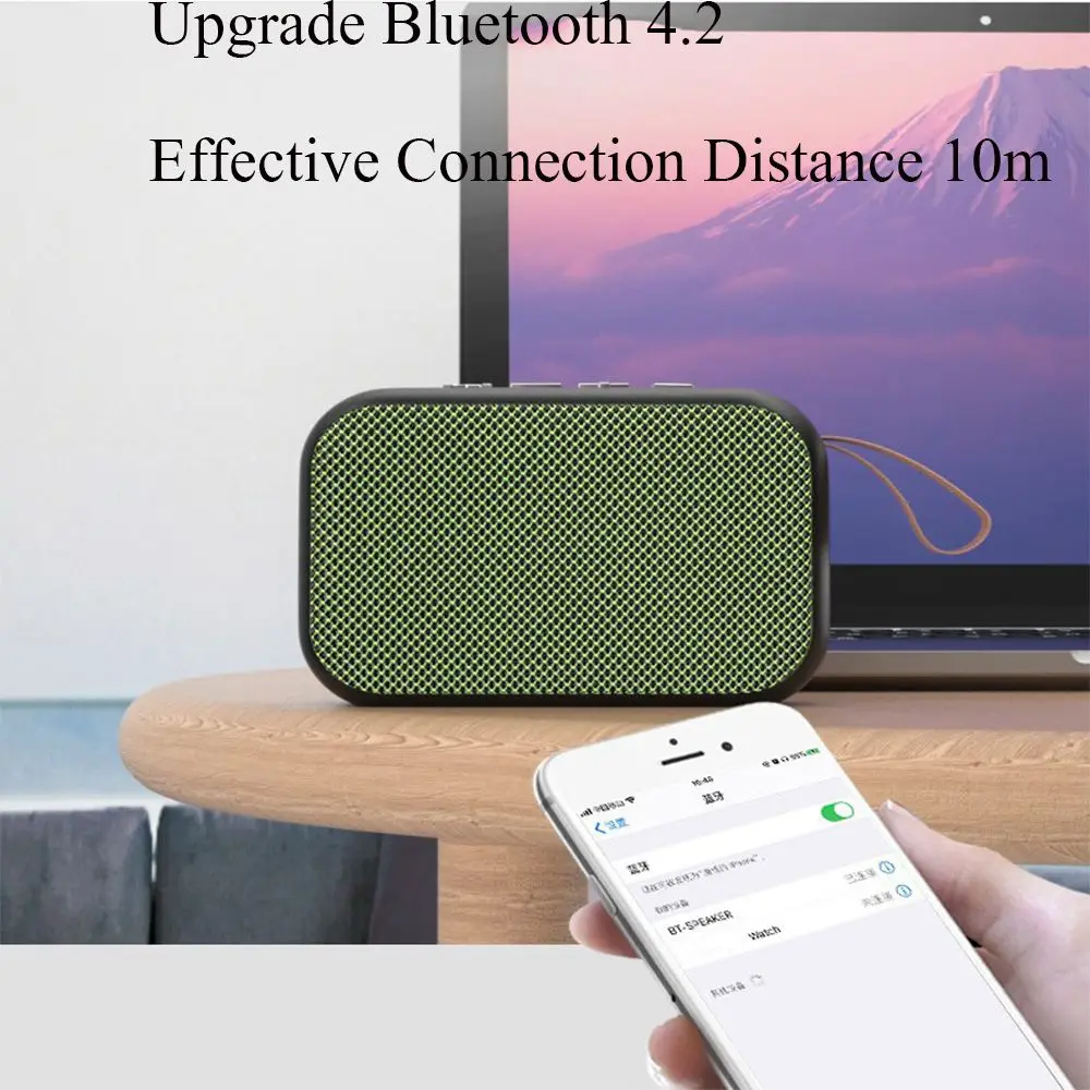Уличная Беспроводная USB колонка с басами и радио звуковая коробка Bluetooth |