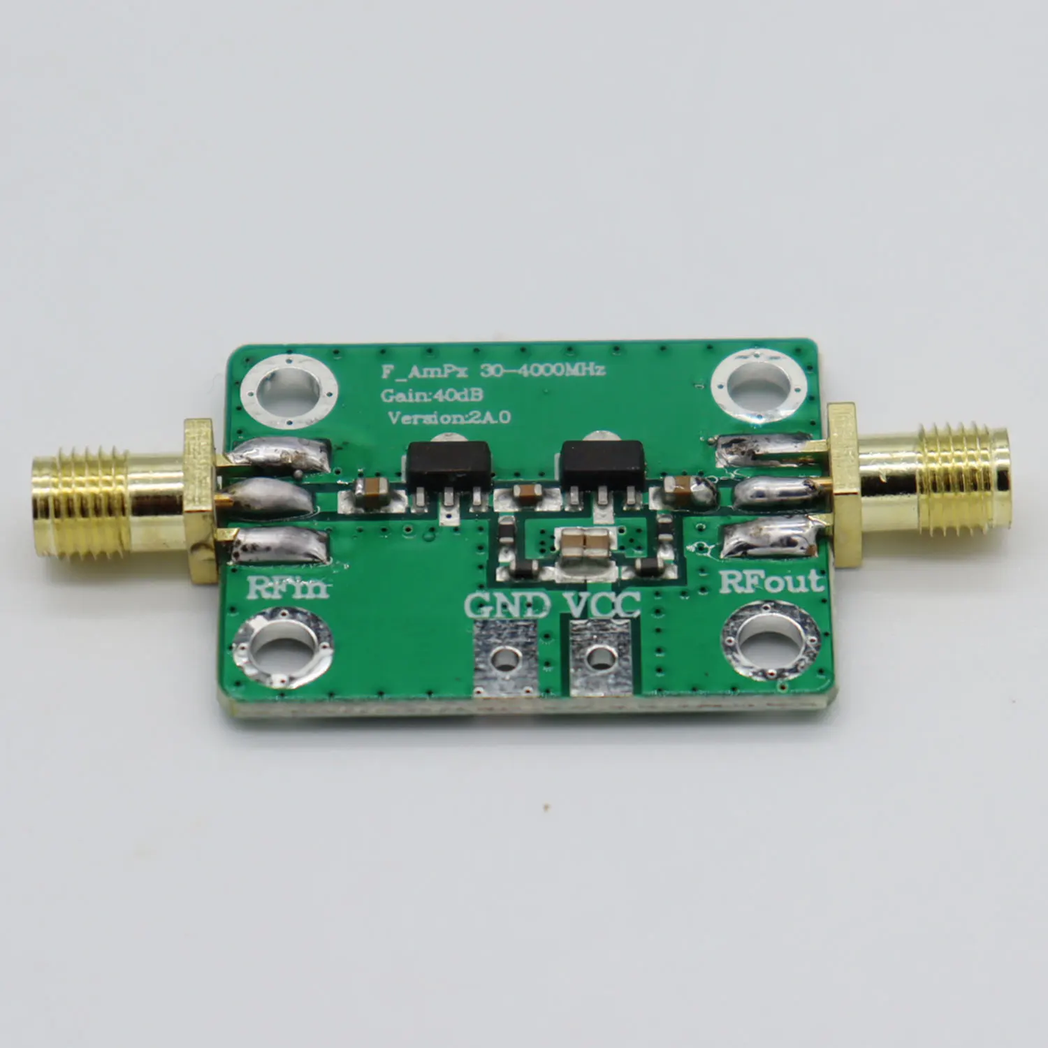 NEW 30-4000mhz RF Wideband Amplifier Gain 40dB Low Noise LNA Board Modules DC 5V 50Ω for FM HF VHFf/UHF |