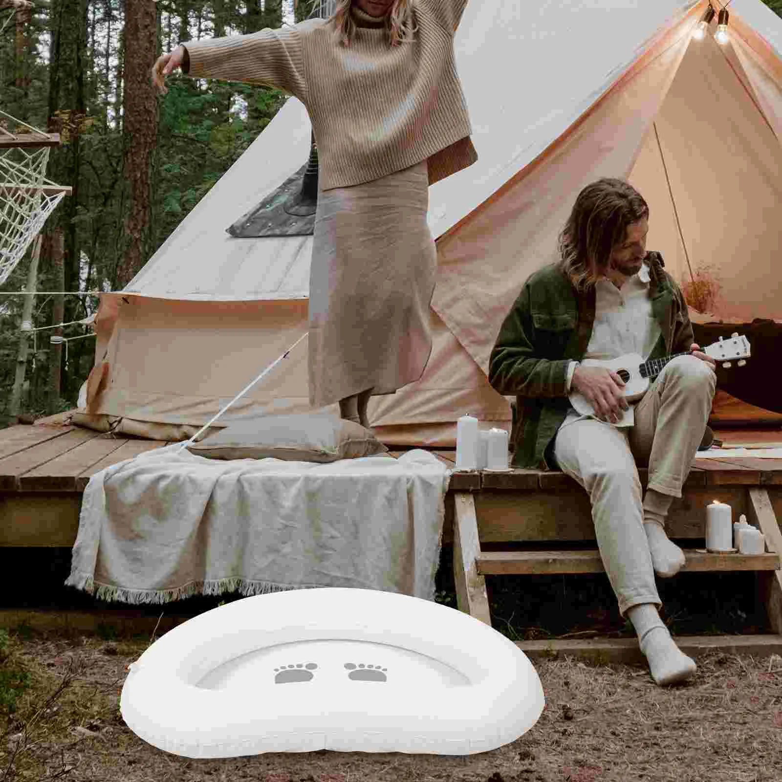 na zewnątrz nadmuchiwany basen do namaczania wanny wejściowej składany pojemnik czyszczenia