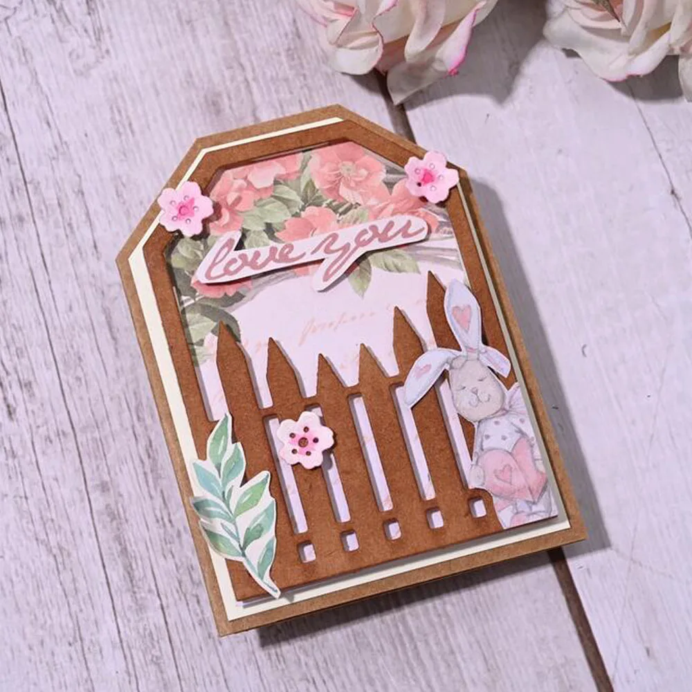 łkową kwadratową ramkę 3D z koszem na kwiaty Fotografia Metalowe tłoczenie Album DIY Papierowe karty Rzemiosło Wykrojniki C...