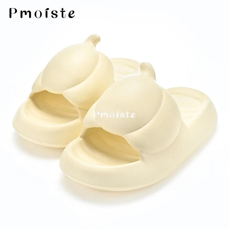 Slippers for Women Platform Cute Pumpkin Summer Shoes Woman Soft Designer Slides Non-slip 2023 New EVA Slipper Indoor