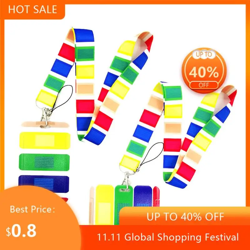 

Colorful bandage Credit Card ID Holder Bag Student Women Travel Bank Bus Business Card Cover Badge Accessories Gifts