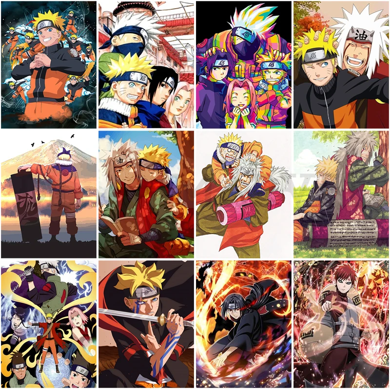 Набор для алмазной вышивки Наруто из японского аниме сделай сам |