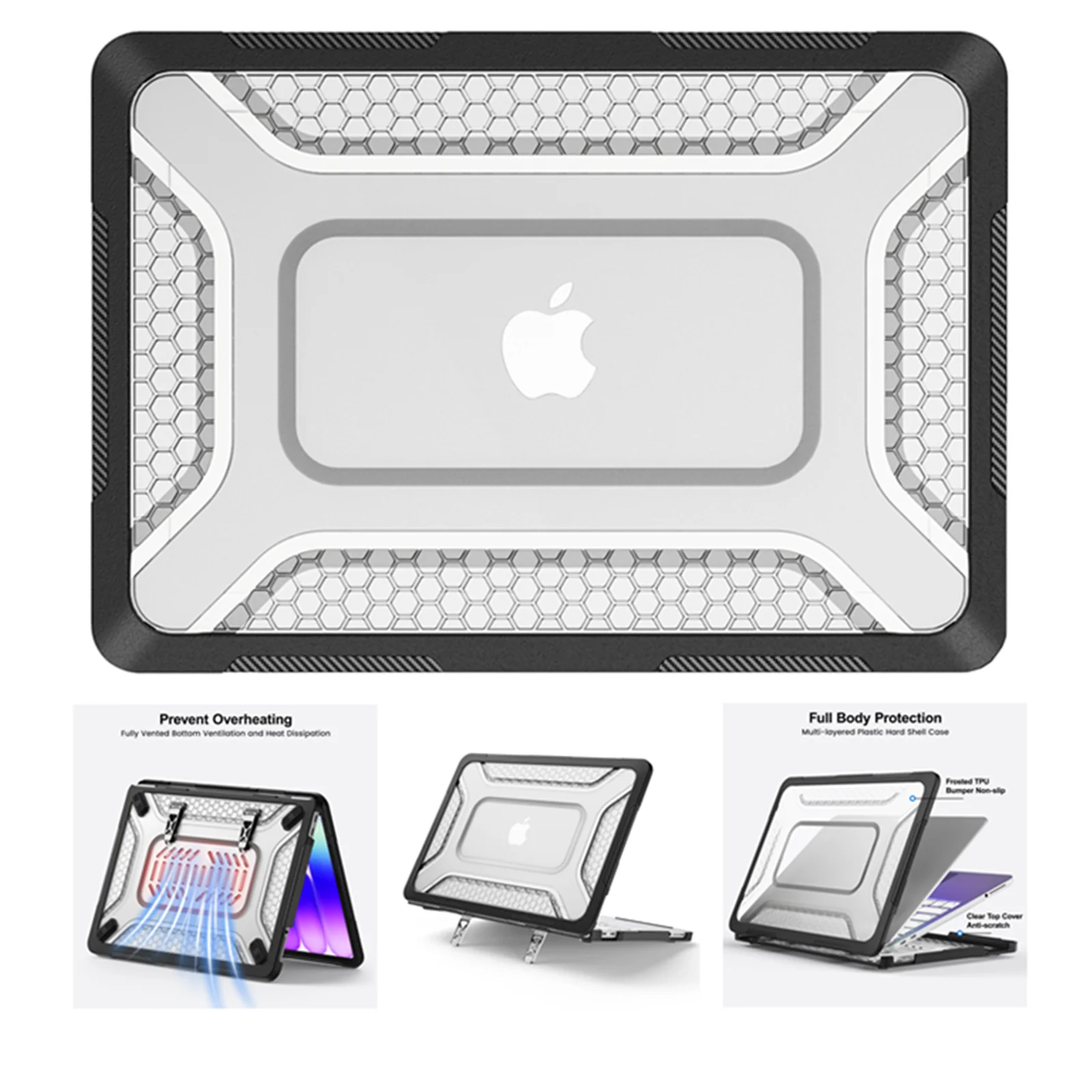 Фото Прочный чехол для ноутбука MacBook NEO 13 дюймов (A3404) 2026 Neo, чехол-рюкзак для ноутбука, противоударный защитный чехол для компьютера №1