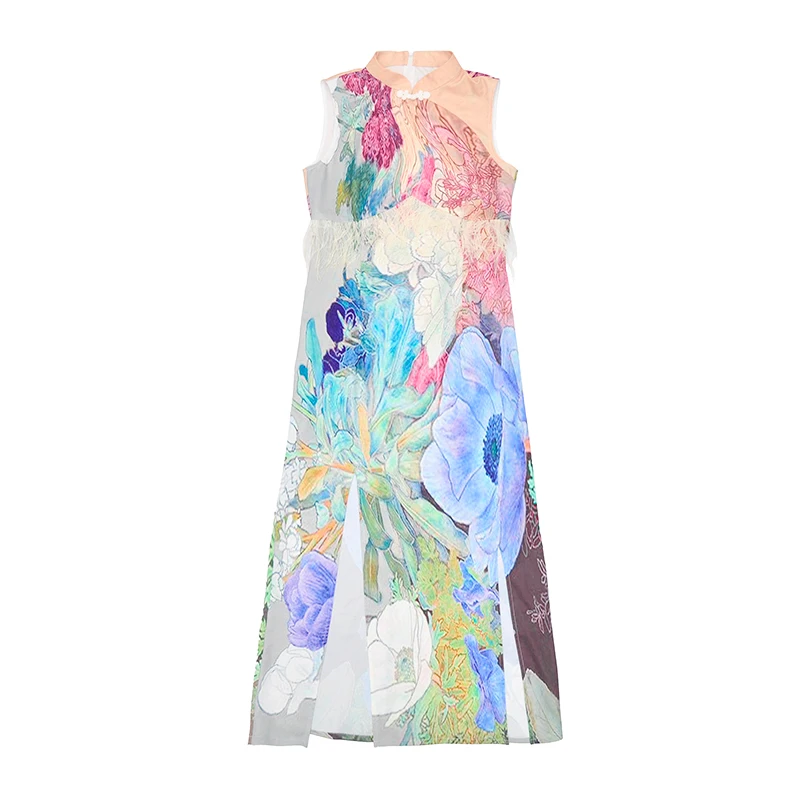 

Фотофон с цветочным принтом в китайском стиле