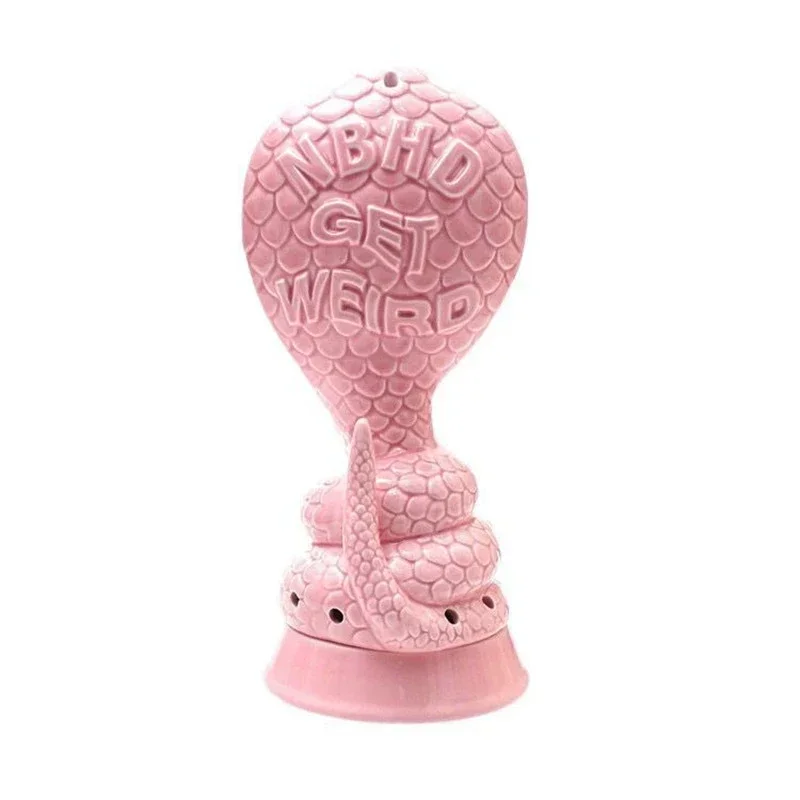 

Creative Cobra Ceramic Incense Burner Household Snake Sculpture Indoor Ornaments Vintage Living Room Incense Seat Home Decor