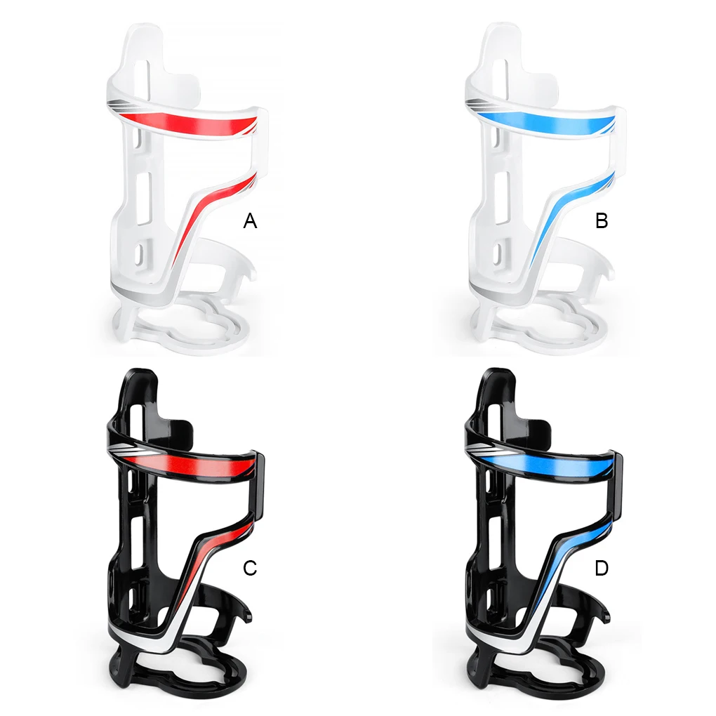 

Велосипедная бутылочная клетка, Красочный Держатель для безалкогольных напитков, стойка для активного отдыха и велоспорта, аксессуары, чер...