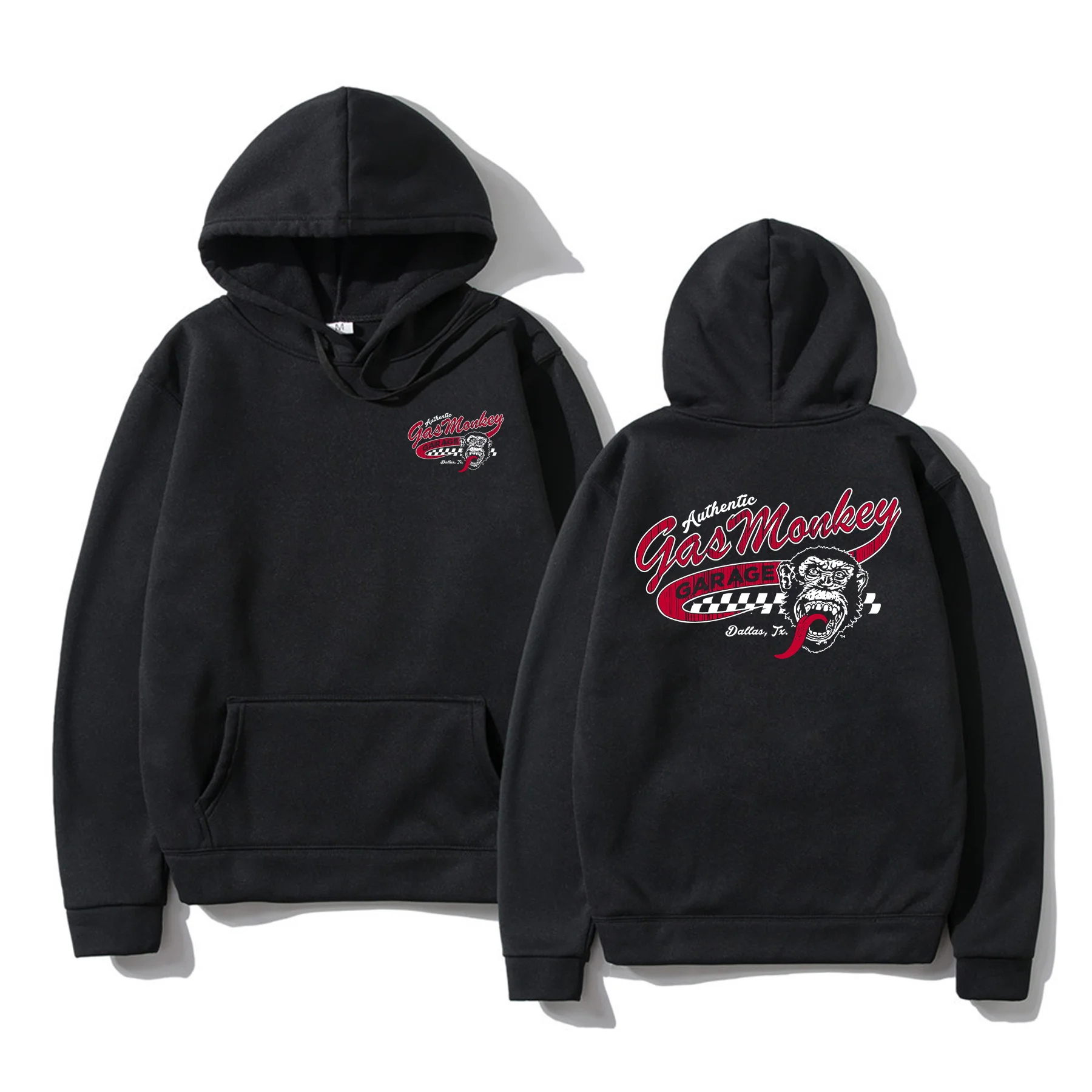 

Amazing Oversized Essential Men Vintage Gas Monkeys Garage Hoodie Graphic Women Sweatshirts Ladies Y2k Long Sleeves Unisex M-5XL
