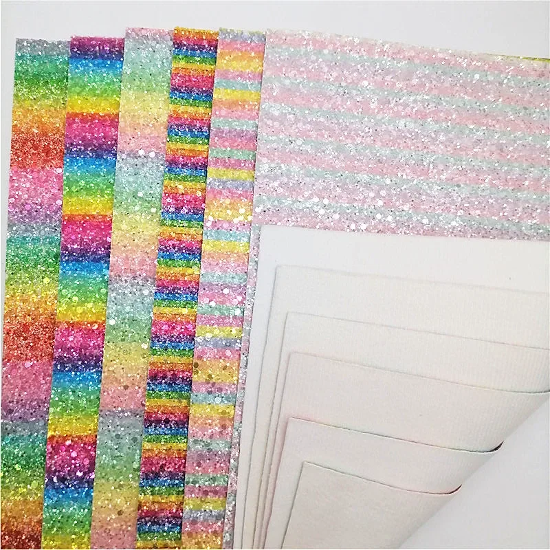 Радужная объемная блестящая кожа синтетическая тканевые листы искусственная