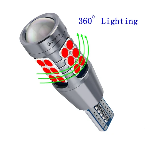 2 шт. W16W LED T15 Светодиодные лампы 912 921 WY16W Супер яркие 3030 чип Автомобильные стоп-сигналы Canbus Автоматический фонарь заднего хода Белый Красный Желтый 12 В
