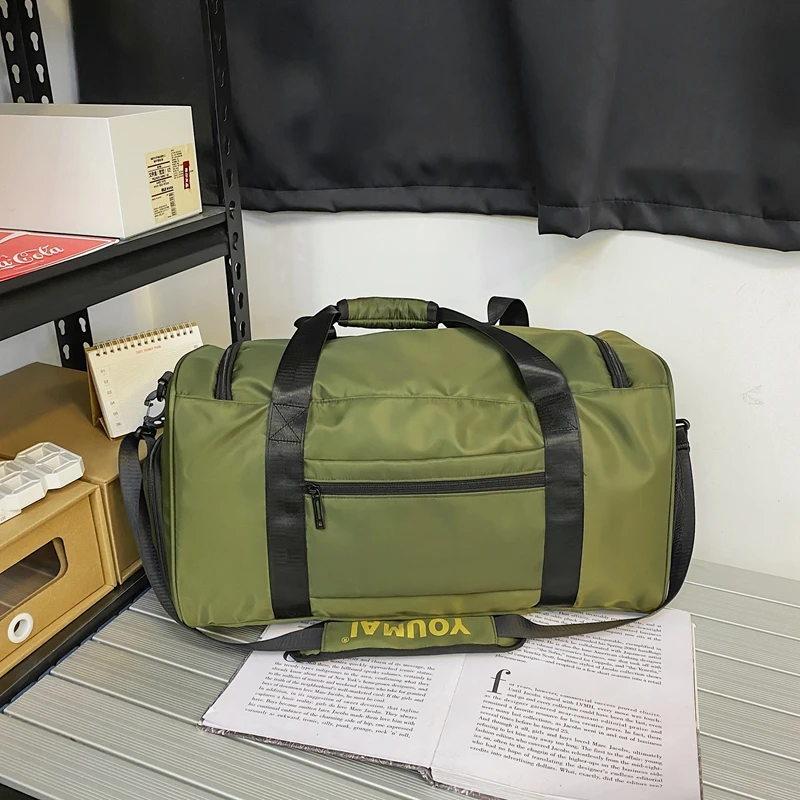 YILIAN Short travel bag men and women large capacity light oversized hand luggage travel basketball training fitness bag