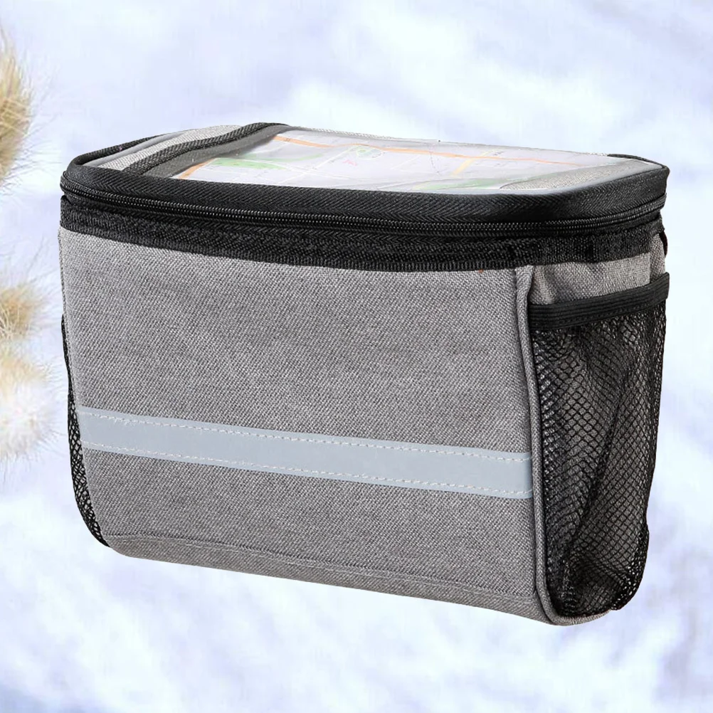 

1Pc Bag Cycling Bike Bag Bike Front Frame Pocket Bike Saddle Bag Front Bike Handlebar Bag Mountain Bike Bag Bike Frame Tube Bag