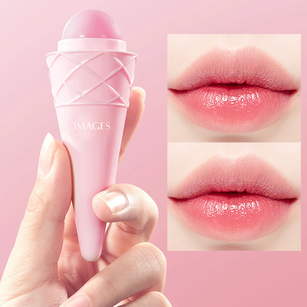 

Sdotter 4 Colors Makeup Ice Cream Lip Balm Hydrating Moisturizing Repair Vaseline Lipstick Base Cute Lip Gloss Lip Skin Care who