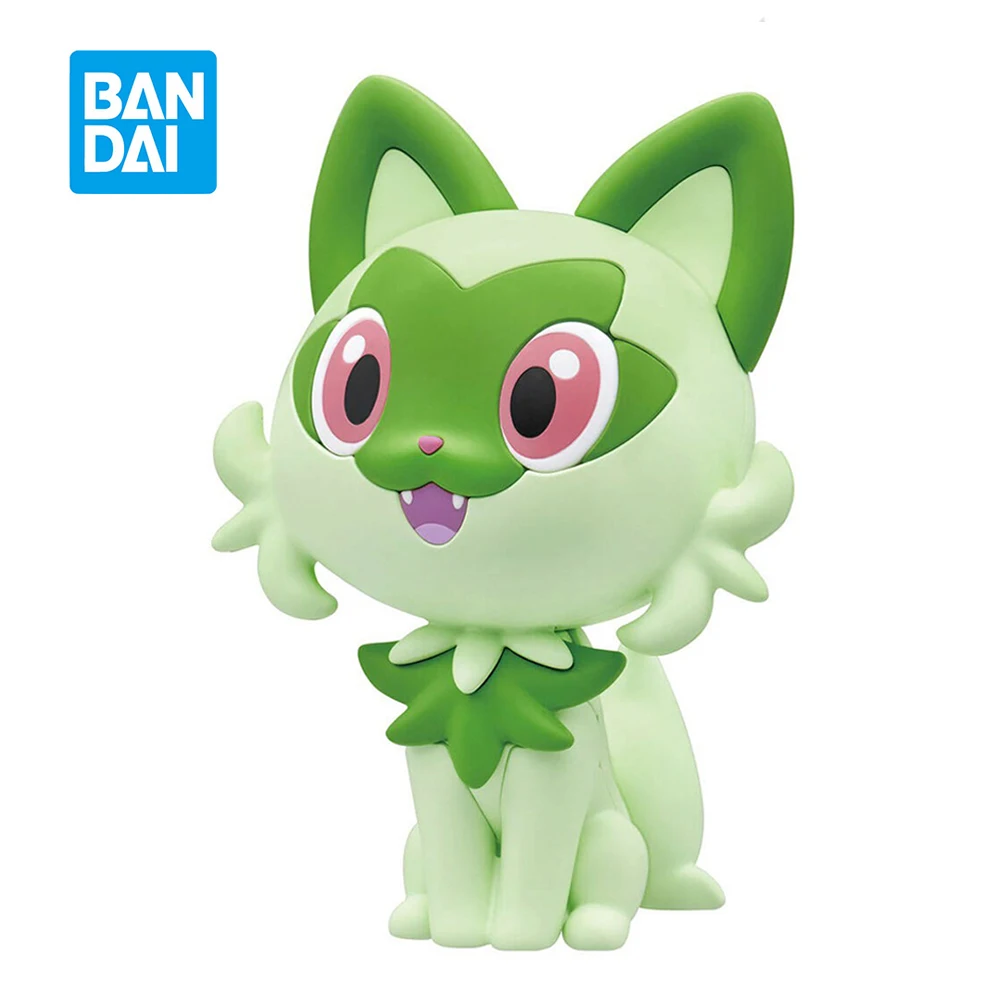 В наличии Bandai Pokemon Pokepla Quick! 18 комплект сборных моделей Sprigatito милые оригинальные