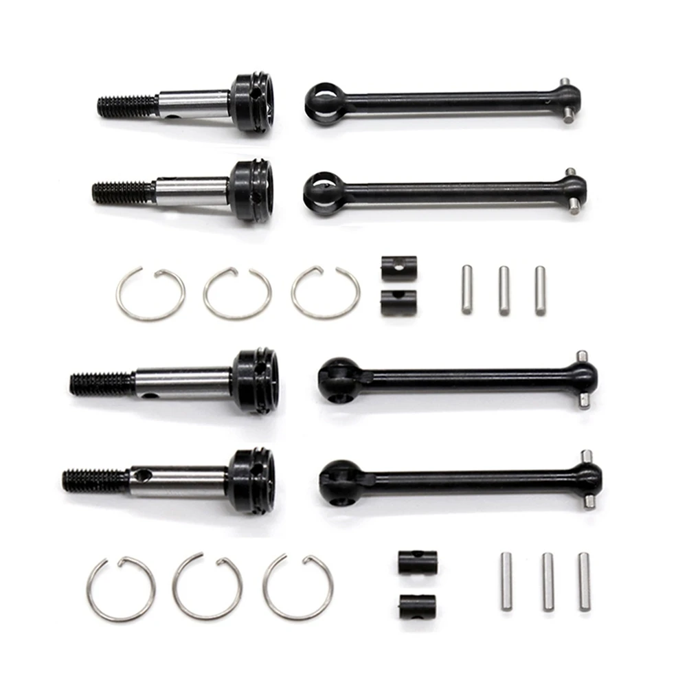 

4Pcs Front and Rear Drive Shaft CVD 54515 54516 42mm 39mm for Tamiya XV-01 TC-01 XV01 TC01 1/10 RC Car Upgrades Parts