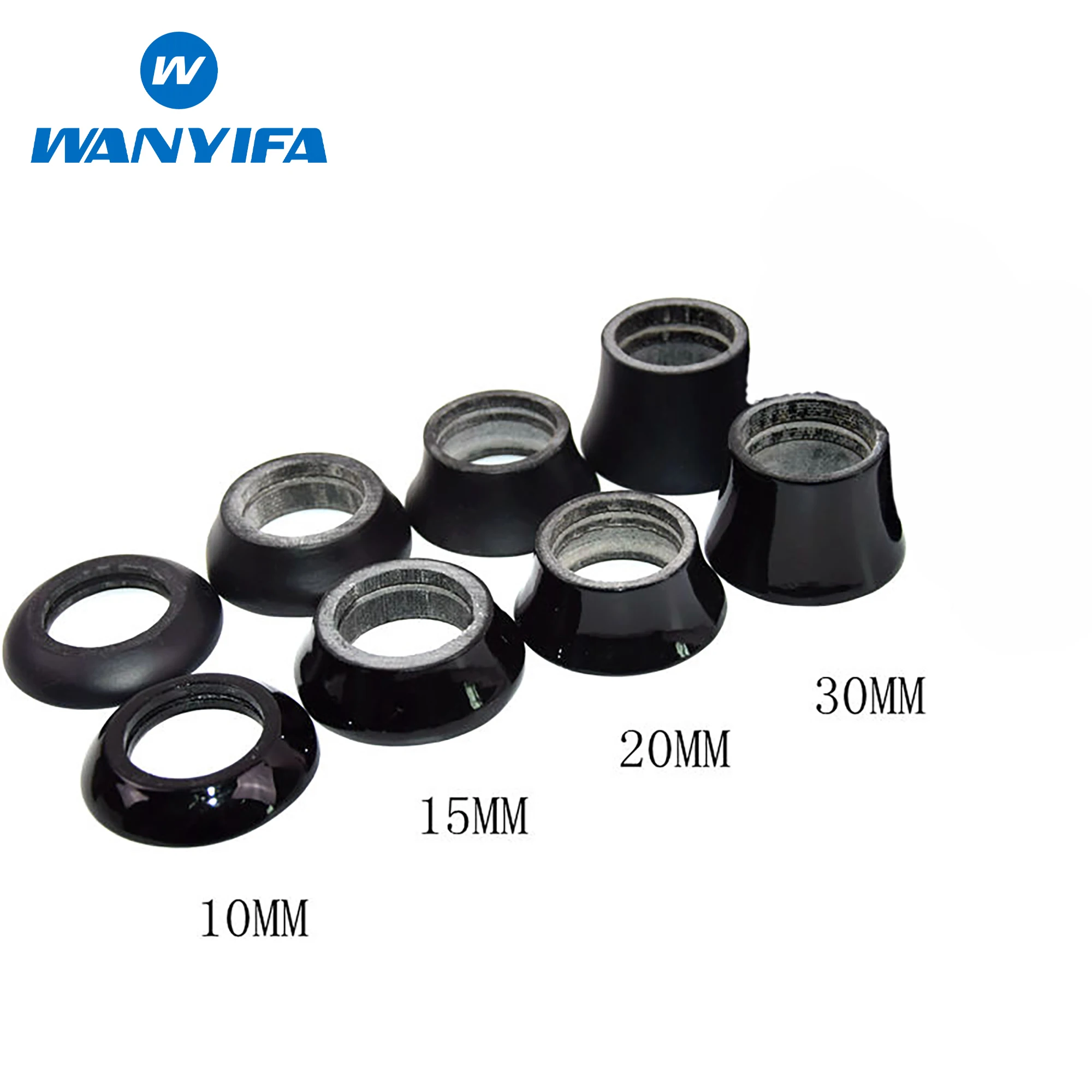 

Wanyifa Mountain Road Bicycle UD Full Carbon Headsets Taper Washer Carbon Headsets Cover Conical Spacers Bicycle Accessories