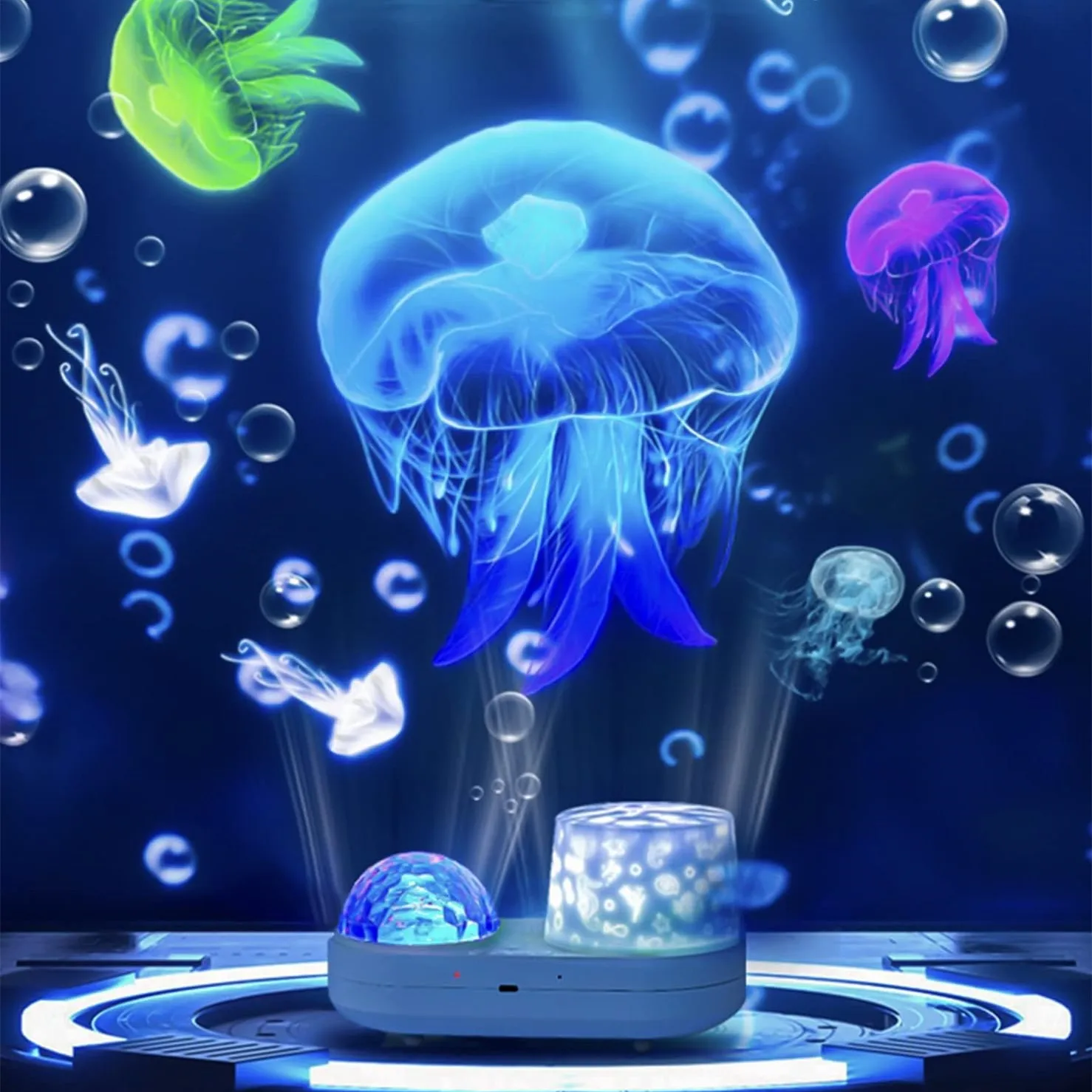 6-уф-светодиодный Звездный Проектор С Узорами Океанских Волн - Ночник Для