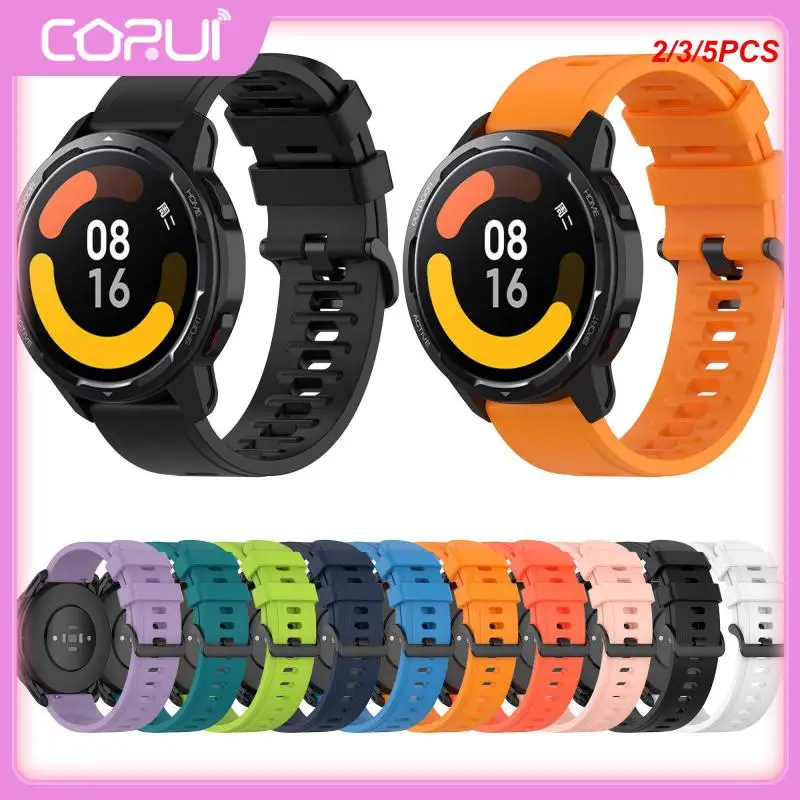 

2/3/5PCS Soft For Watch S1 Active Mart Watch Wristband 22mm Replacement Strap Silicone Strap Watchband Watch Band
