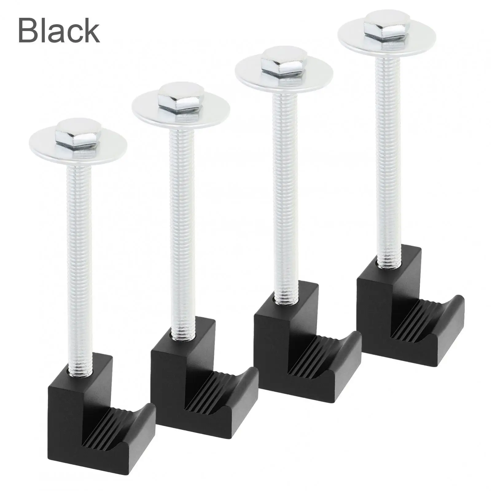 4 шт./комплект Алюминиевые крючки для установки на кровать