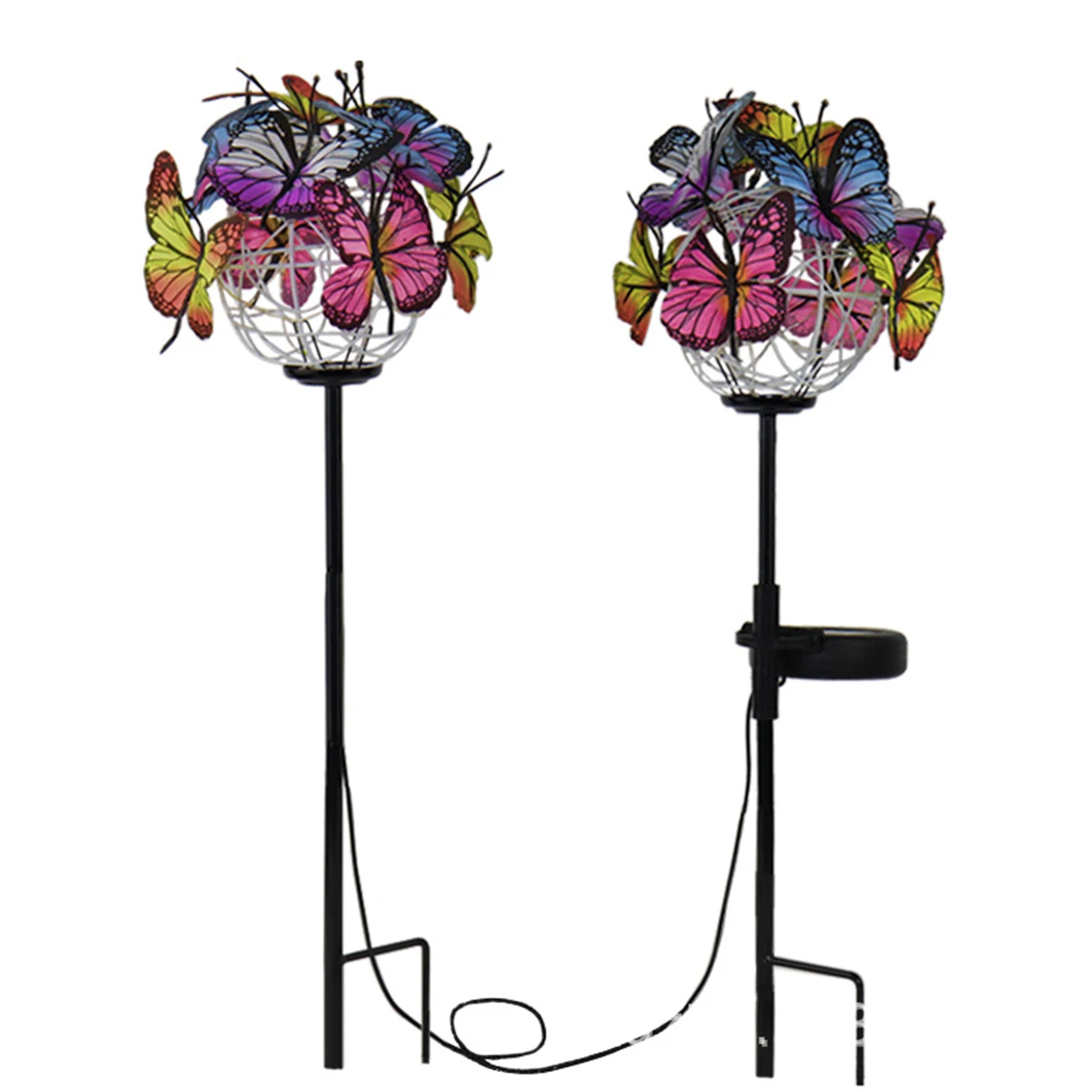 

NewSolar Butterfly Light for Outdoor Solar Lawn Lamp IP65 Waterproof Solar Butterfly Light Auto ON/OFF Butterfly Landscape Lamp