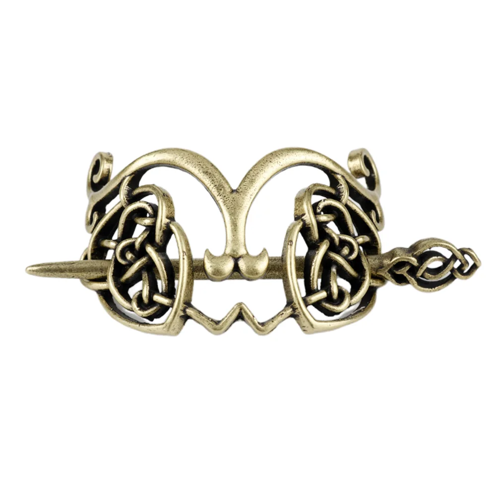 

Hair Celtic Clips Viking Accessories Metal Slide Knotwomen Hairpin Vintage Retro Sticks Hairpins Stick Pin Barrettes Barrette