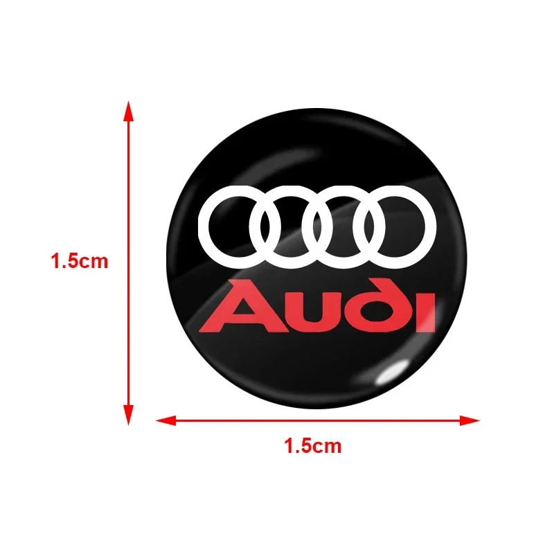 Фото Защитная наклейка на замок двери автомобиля с эмблемой для Audi Q5 Q3 Q2 Q7 A3 B5 B6 B7 B8 B9 8P 8V 8L A5 A4 A6 A7 A8 №4
