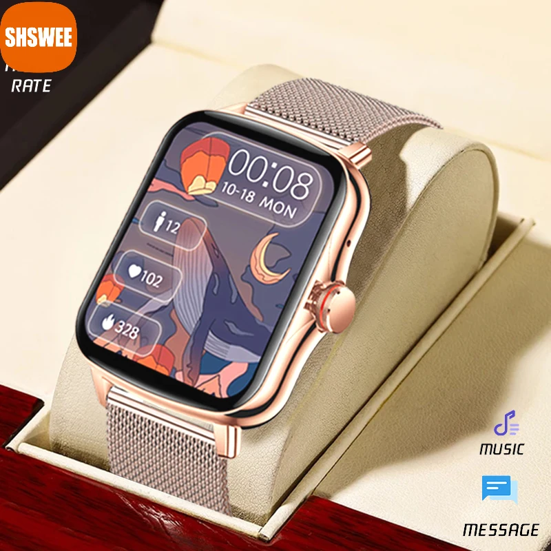 

Смарт-часы с Bluetooth для мужчин и женщин, водонепроницаемые Смарт-часы с сенсорным циферблатом, для Samsung, Apple, Xiaomi, Huawei