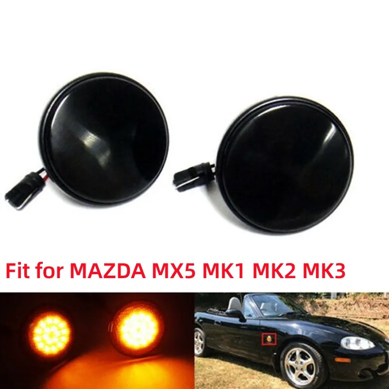 

1 Pair Car LED Side Marker Light Turn Signal Lamp Repeater Indicator for Suzuki Swift/VOLVO/Subaru Impreza/MAZDA/Peugeot