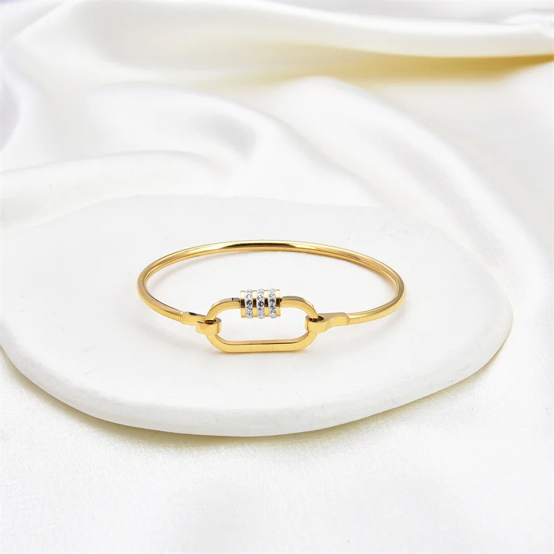 

Hot Sale Vintage Gold Color Bangle Bracelets For Women Luxury Punk Adjustable Opening Statement Bracelet Wedding Fashion Jewelry
