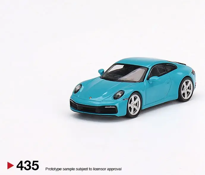 

Minigt 1/64 911 (992) Carrera S Miami Blue MGT00435 Diecast Model Car Collection Limited Edition Hobby Toys