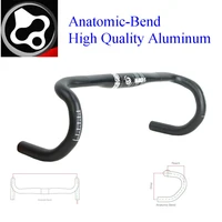 fouriers road bike high quality aluminum 7050 t73 handlebar alloy anatomic bend bicycle handlebar