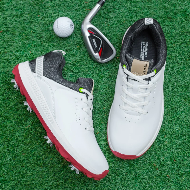 Lersure Brand Professional Men's Golf Shoes Non-slip and Waterproof Training Sneakers Male Spikeless Golf Shoes Golf Shoes Men