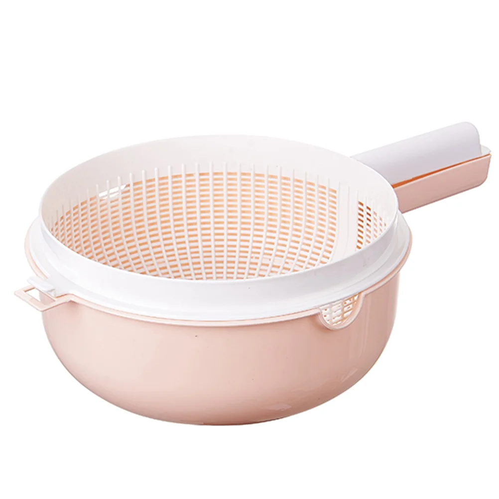 

Strainer Colander Basket Kitchen Fruit Bowl Wash Vegetable Washing Drainmesh Rice Sinkdraining Drainerlarge Multifunction Set