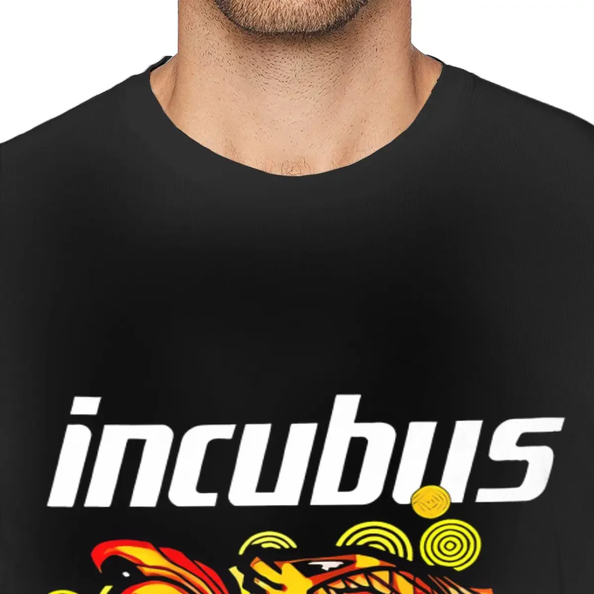 Мужская футболка Incubus Band Tour мягкая рубашка с коротким рукавом из искусственного