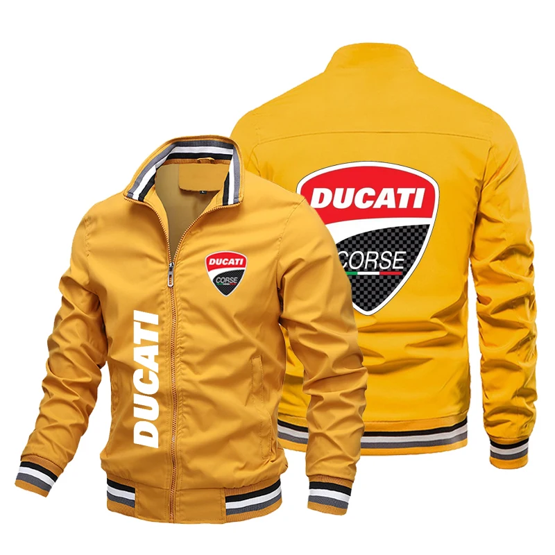 

Мотоциклетная куртка Ducati Логотип мото, верхняя одежда с принтом для гоночной команды, Одежда большого размера на заказ