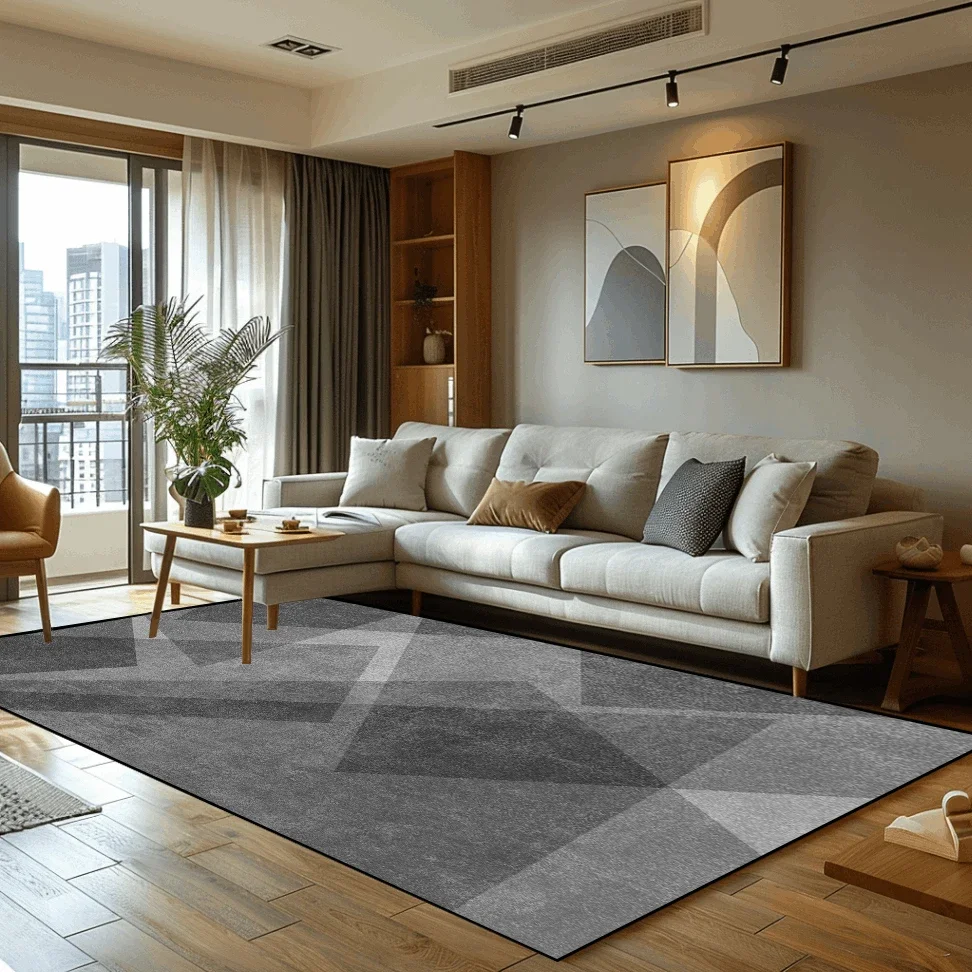 

Серый ковёр для гостиной