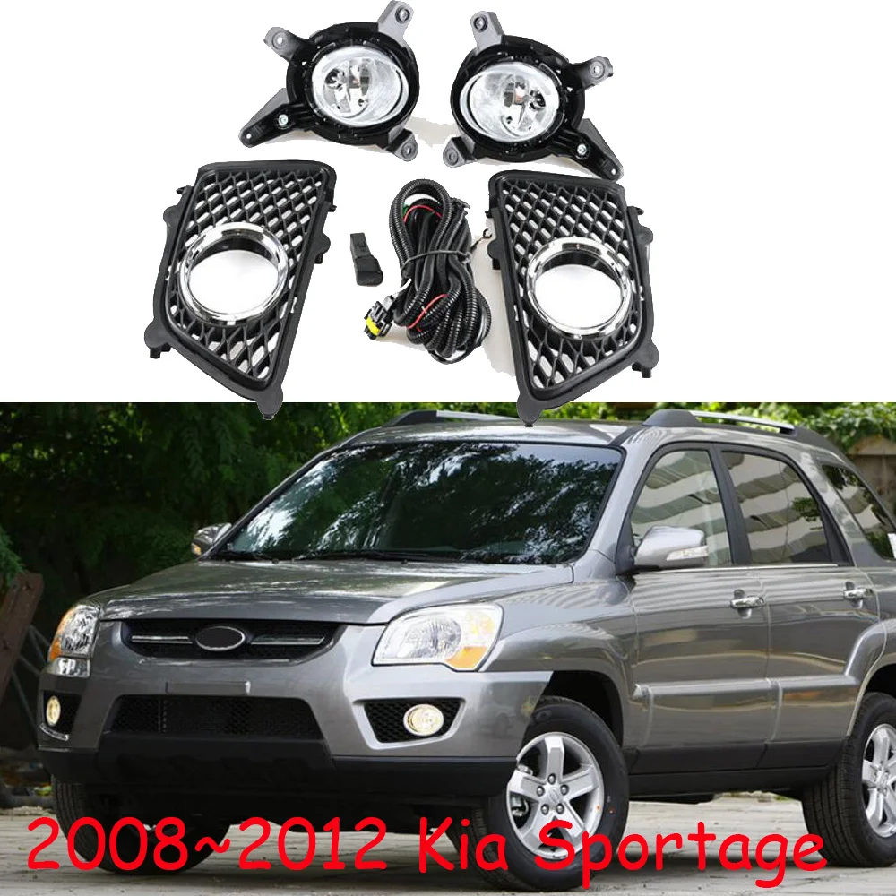 

Автомобильный бампер, передняя фара для Kia Sportage, противотуманные фары 2008 ~ 2012y, автомобильные аксессуары, галогенная лампа, автомобильная фар...