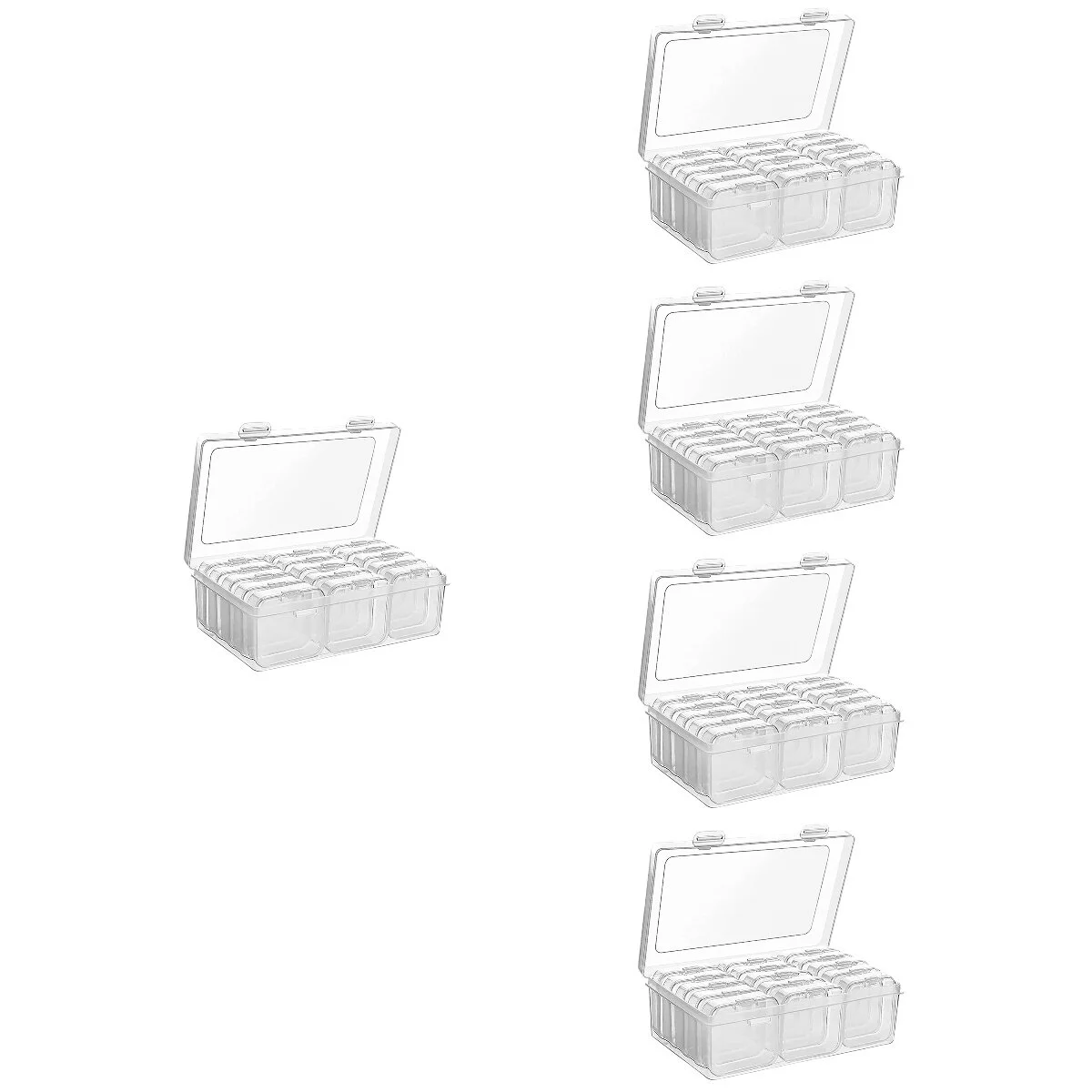 

Коробка для снастей, контейнер для хранения бисера, органайзер для изготовления ювелирных изделий, органайзеры для ногтей