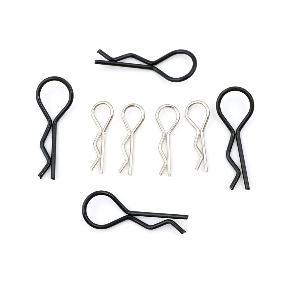 

8pcs 1/10 1/16 Stainless Steel Body Clips Pins For HPI Himoto HSP RC Car Racing Shell wind tail parts New Arrival