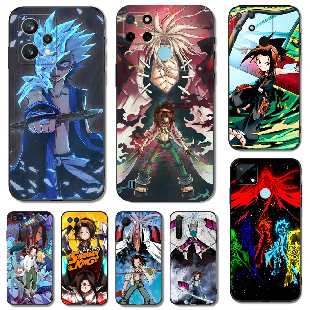 Черный чехол ТПУ для Realme Q5 X XT X2 X3 Superzoom X50 V13 Q3i X7 PRO Ultra GT master edition Shaman King