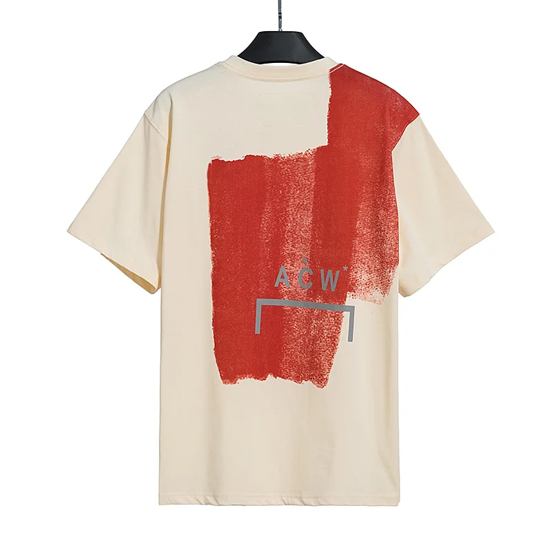

23SS Summer A COLD WALL T-shirt Classic Simple Letter ACW Print Fashion Men's Women's 100% Cotton Casual Short