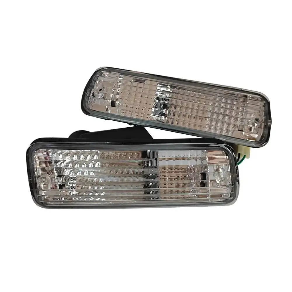 Фото 2 шт. хрустальные противотуманные фары для Toyota Land Cruiser Prado FJ70 FJ75 1993, фонарь для вождения №2