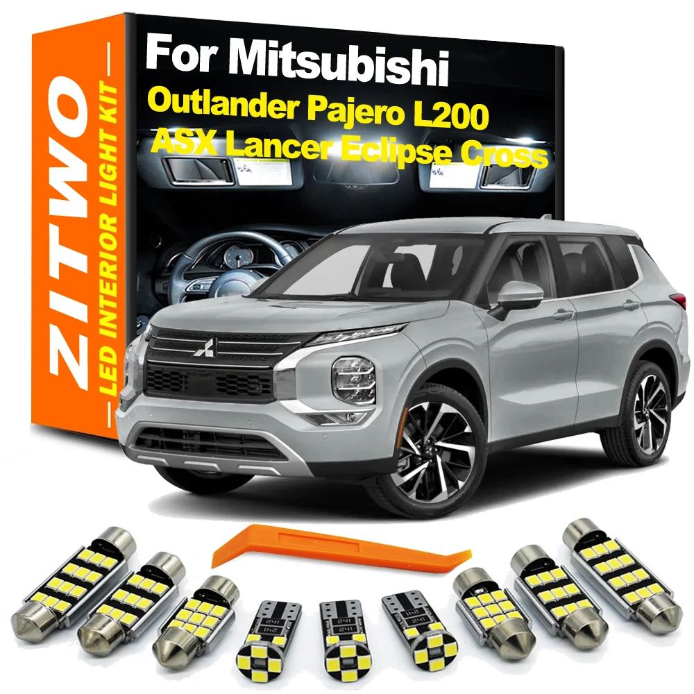 

ZITWO LED Interior Light Kit For For Mitsubishi Outlander Pajero Montero Sport 2 3 4 ASX L200 Triton Mirage Lancer Eclipse Cross