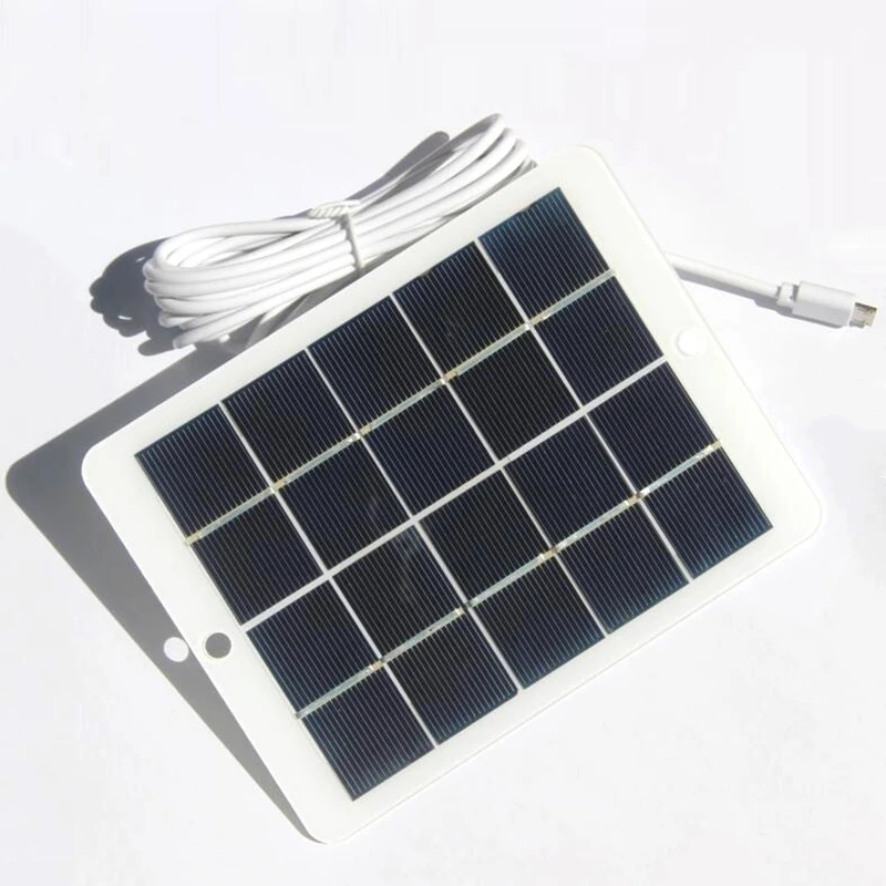 3W 5V Solar Charging Panel Outdoor Hiking Waterproof Camera Security Surveillance Folding Solar Panel Camping Accessories