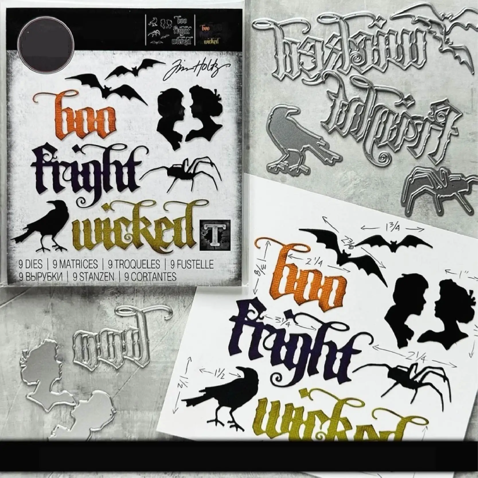 Металлические штампы для скрапбукинга