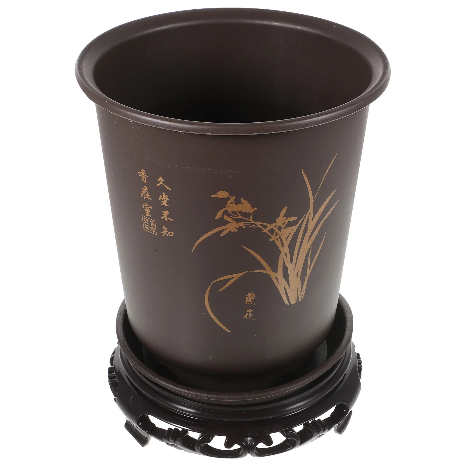 

Clivia Flowerpot Planting Container Indoor Flowerpots Green Plastic Bonsai Orchid Nursery