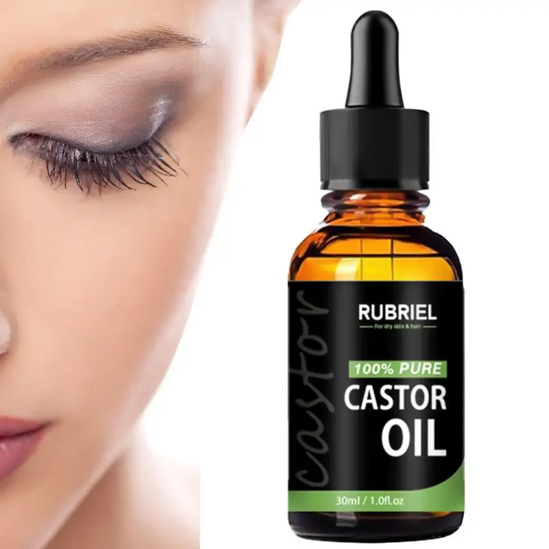 

Cosmetics Castor Oil Split Ends Hair Essence Cold Pressed 30ml Eyebrows Growth And Anti-Thinning Hair Essence Natural Hair