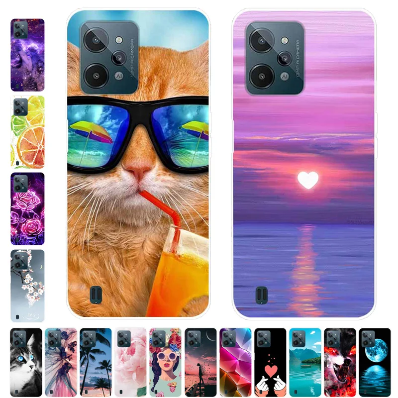 

Case For Realme C31 TPU Clear Bumper Shockproof Back Cover for OPPO RealmeC31 Protective Coque Realme C31 Fundas Luxury Case